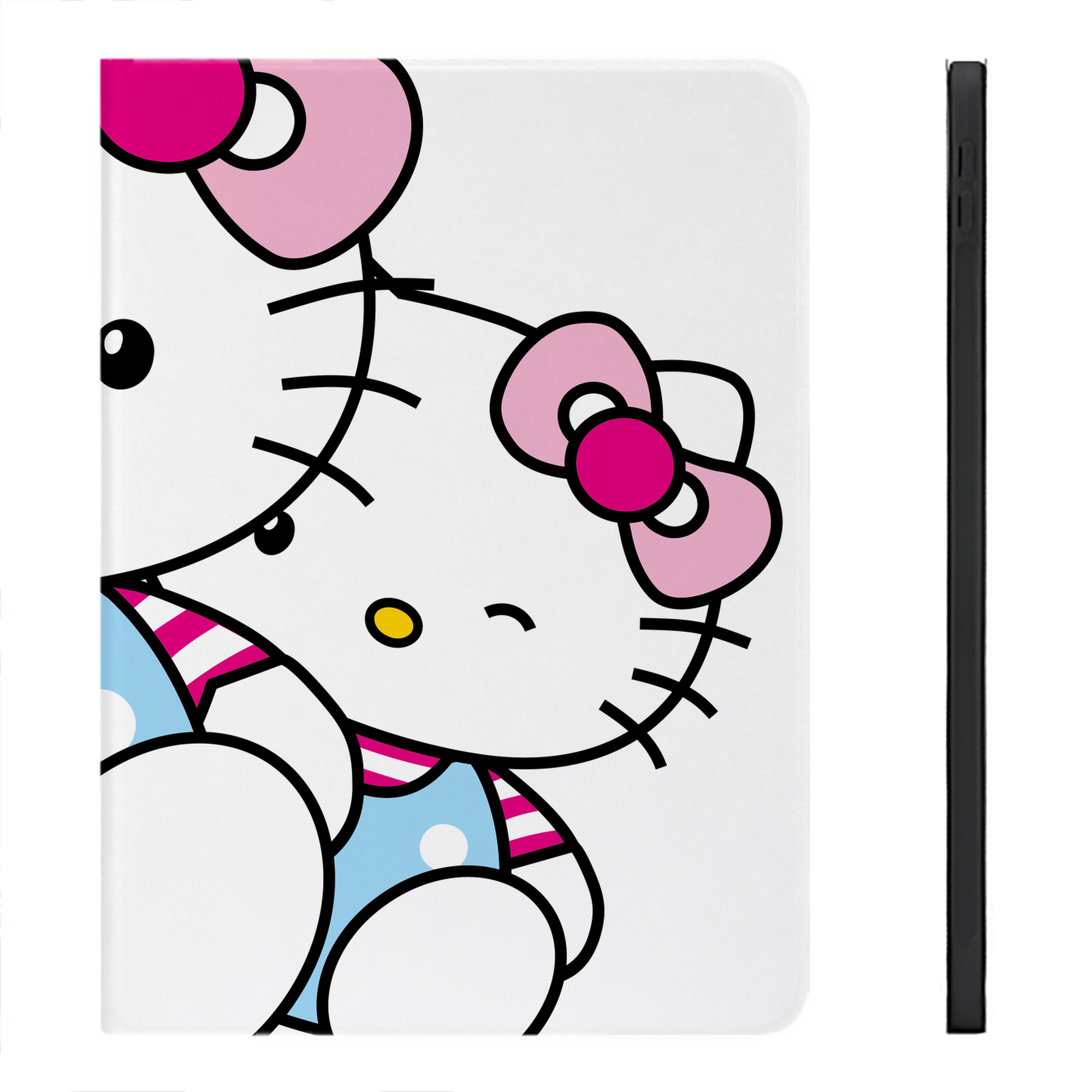（画像用） Hello Kitty ハローキティ IPadケース ペンホルダー付き ブックスタイルデザイン